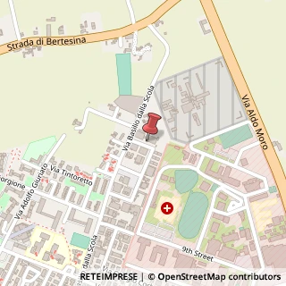 Mappa Via della Robbia Luca, 60, 36100 Vicenza, Vicenza (Veneto)