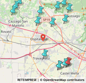 Mappa Via II Giugno, 25035 Ospitaletto BS, Italia (5.72)