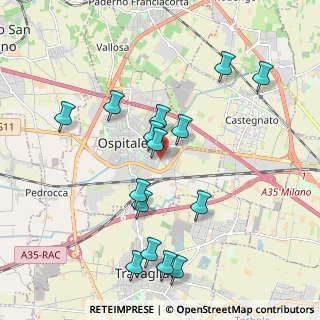 Mappa Via II Giugno, 25035 Ospitaletto BS, Italia (2.01733)