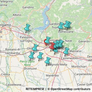 Mappa Via Giacomo Matteotti, 25035 Ospitaletto BS, Italia (11.83875)