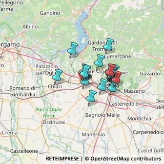 Mappa Via Giacomo Matteotti, 25035 Ospitaletto BS, Italia (9.293)