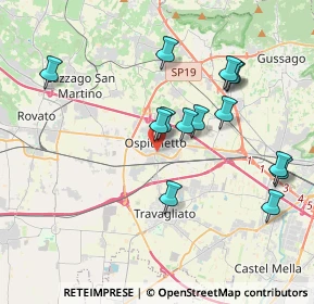 Mappa Via Giacomo Matteotti, 25035 Ospitaletto BS, Italia (3.77143)