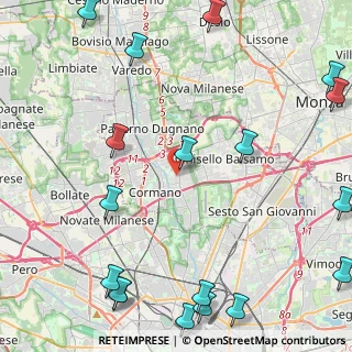 Mappa 20095 Cusano Milanino MI, Italia (6.65789)