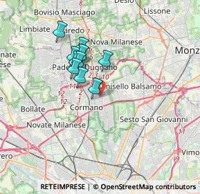 Mappa 20095 Cusano Milanino MI, Italia (2.75273)