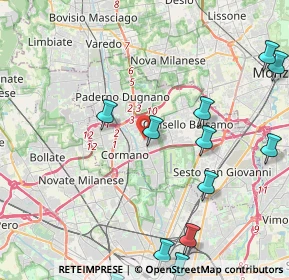 Mappa 20095 Cusano Milanino MI, Italia (5.445)