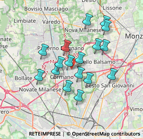 Mappa 20095 Cusano Milanino MI, Italia (3.00765)