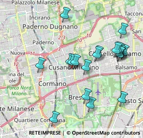 Mappa 20095 Cusano Milanino MI, Italia (2.011)