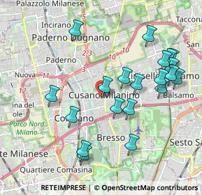 Mappa 20095 Cusano Milanino MI, Italia (2.0665)