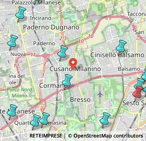 Mappa 20095 Cusano Milanino MI, Italia (3.6005)