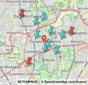 Mappa 20095 Cusano Milanino MI, Italia (1.59727)