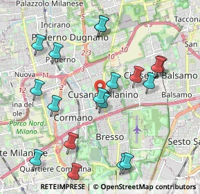 Mappa 20095 Cusano Milanino MI, Italia (2.215)