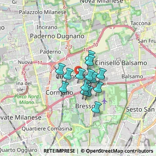 Mappa 20095 Cusano Milanino MI, Italia (1.06571)