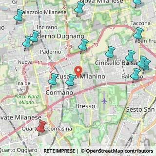 Mappa 20095 Cusano Milanino MI, Italia (3.00133)