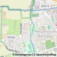 지도 Pessano con Bornago