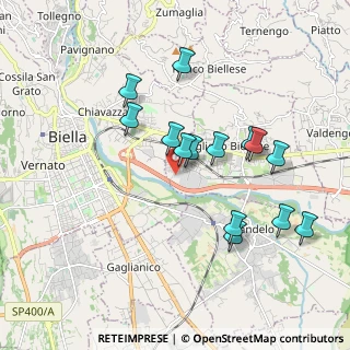 Mappa Via Pietro Serpentiero, 13856 Vigliano Biellese BI, Italia (1.76643)