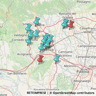 Mappa Viale del Cimitero, 36100 Vicenza VI, Italia (11.16813)