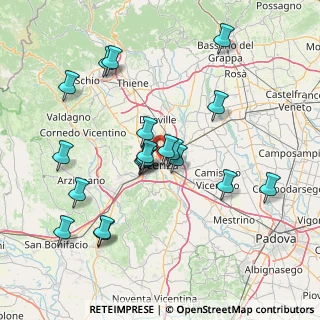 Mappa Viale del Cimitero, 36100 Vicenza VI, Italia (14.833)
