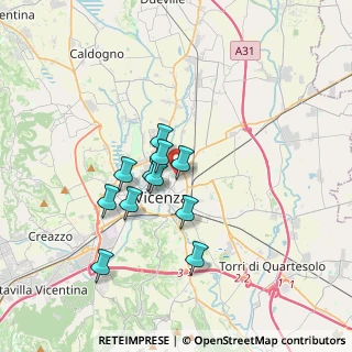 Mappa Viale del Cimitero, 36100 Vicenza VI, Italia (2.74182)