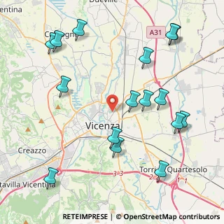 Mappa Viale del Cimitero, 36100 Vicenza VI, Italia (4.91438)