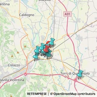 Mappa Viale del Cimitero, 36100 Vicenza VI, Italia (2.25818)