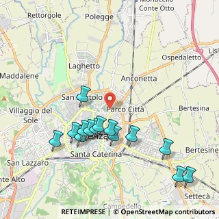Mappa Viale del Cimitero, 36100 Vicenza VI, Italia (2.09071)