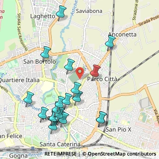 Mappa Viale del Cimitero, 36100 Vicenza VI, Italia (1.183)
