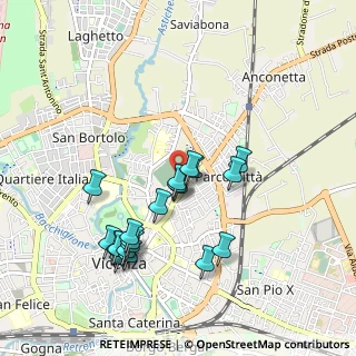 Mappa Viale del Cimitero, 36100 Vicenza VI, Italia (0.9025)