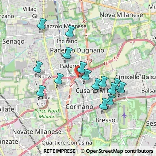 Mappa Via Ciro Menotti, 20037 Paderno Dugnano MI, Italia (1.81267)