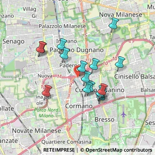 Mappa Via Ciro Menotti, 20037 Paderno Dugnano MI, Italia (1.63375)