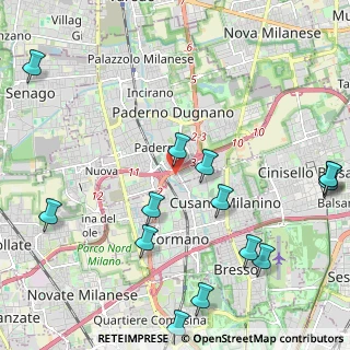 Mappa Via Ciro Menotti, 20037 Paderno Dugnano MI, Italia (2.75429)