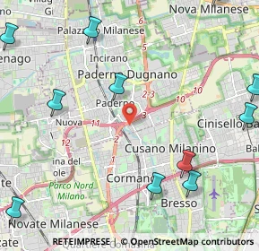 Mappa Via Ciro Menotti, 20037 Paderno Dugnano MI, Italia (3.05364)