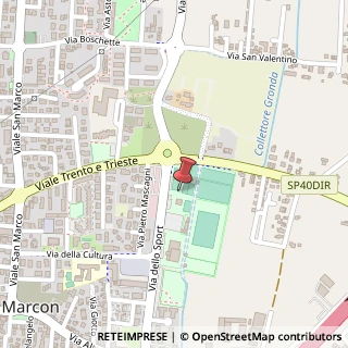 Mappa Via dello Sport, 16, 30020 Marcon, Venezia (Veneto)