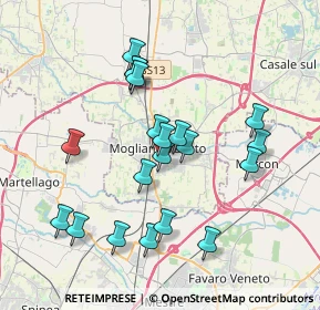 Mappa Via Giovanni Battista Piranesi, 31021 Mogliano Veneto TV, Italia (3.5245)