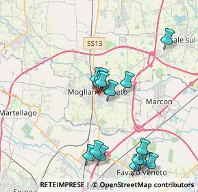 Mappa Via Giovanni Battista Piranesi, 31021 Mogliano Veneto TV, Italia (3.99333)