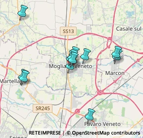 Mappa Via Giovanni Battista Piranesi, 31021 Mogliano Veneto TV, Italia (3.19417)