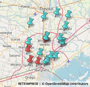 Mappa Via Giovanni Battista Piranesi, 31021 Mogliano Veneto TV, Italia (6.3495)