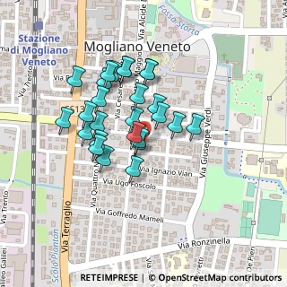 Mappa Via Ugo Trevisanato, 31021 Mogliano Veneto TV, Italia (0.17692)