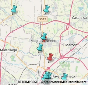 Mappa Via Ugo Trevisanato, 31021 Mogliano Veneto TV, Italia (6.01286)