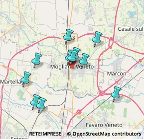 Mappa Via Ugo Trevisanato, 31021 Mogliano Veneto TV, Italia (3.29455)