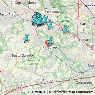 Mappa Via Giuseppe Mazzini, 20015 Parabiago MI, Italia (4.3075)