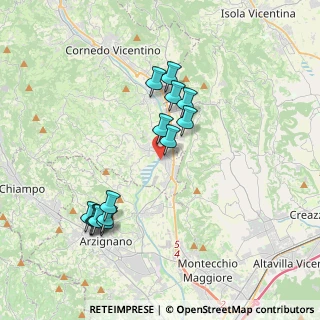 Mappa Via della Stampa, 36070 Trissino VI, Italia (3.68714)