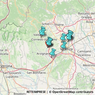 Mappa Via della Stampa, 36070 Trissino VI, Italia (9.09857)