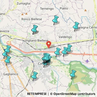 Mappa Via Spina, 13856 Vigliano Biellese BI, Italia (2.134)