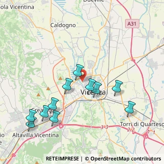 Mappa Via Sartori, 36100 Vicenza VI, Italia (4.29273)