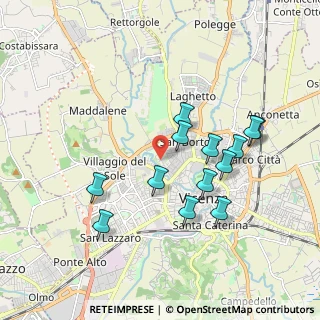 Mappa Via Sartori, 36100 Vicenza VI, Italia (1.75385)