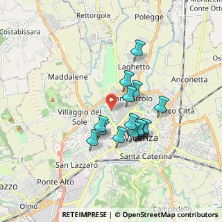 Mappa Via Sartori, 36100 Vicenza VI, Italia (1.37267)