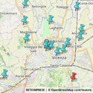 Mappa Via Sartori, 36100 Vicenza VI, Italia (2.424)