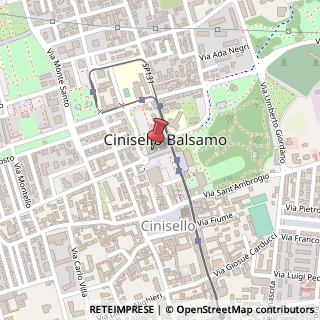 Mappa Via Massimo Gorki, 100, 20092 Cinisello Balsamo, Milano (Lombardia)