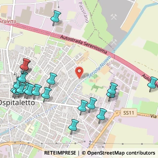 Mappa Via Giuseppe Verdi, 25035 Ospitaletto BS, Italia (0.7155)