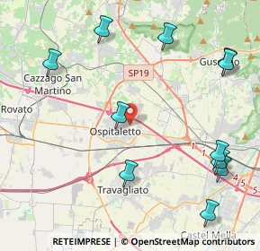 Mappa Via Giuseppe Verdi, 25035 Ospitaletto BS, Italia (5.29455)